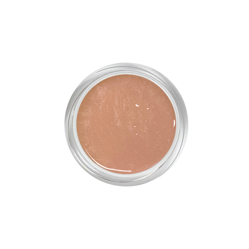 UV/LED gel Make up - Apricot glitter 15 g