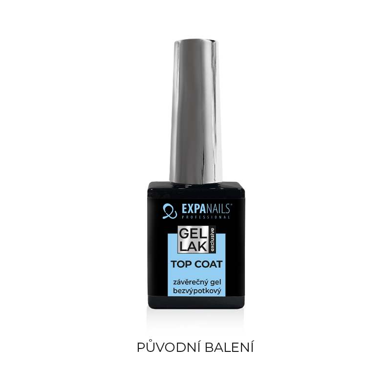 UV/LED gel Top coat Exclusive 11 ml - bezvýpotkový