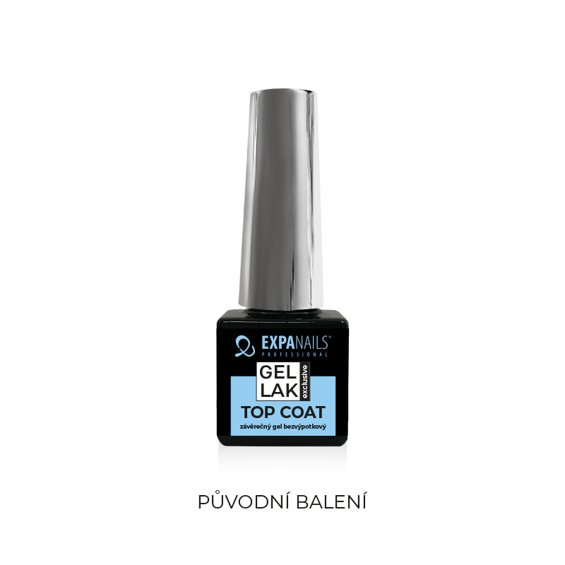 UV/LED gel Top coat Exclusive 5 ml - bezvýpotkový