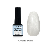 UV/LED gel Top coat color - White glitter 5 ml