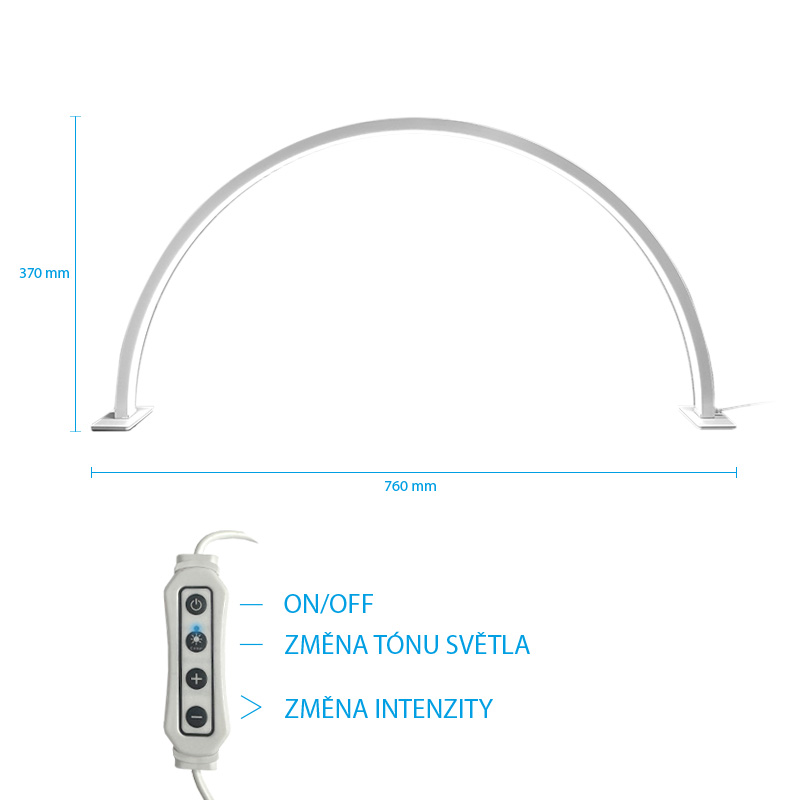 LED Lampa stolní oblouk - Moon Light Big LED Lampa stolní oblouk - Moon Light Big