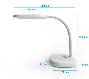 UV/LED Lampa stolní aku - flexi 12W