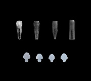 Nehtové tipy - Dual forms box č.2 - 288ks + dárek