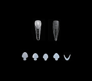 Nehtové tipy - Dual forms box mini - 108ks